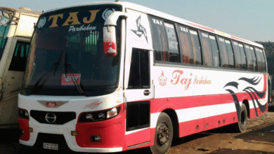 তাজ পরিবহনের সকল কাউন্টার নাম্বার, ঠিকানা ও টিকিটের মূল্য