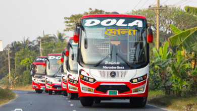 দোলা পরিবহন বাসের সকল কাউন্টার নাম্বার, ঠিকানা ও ভাড়ার তালিকা