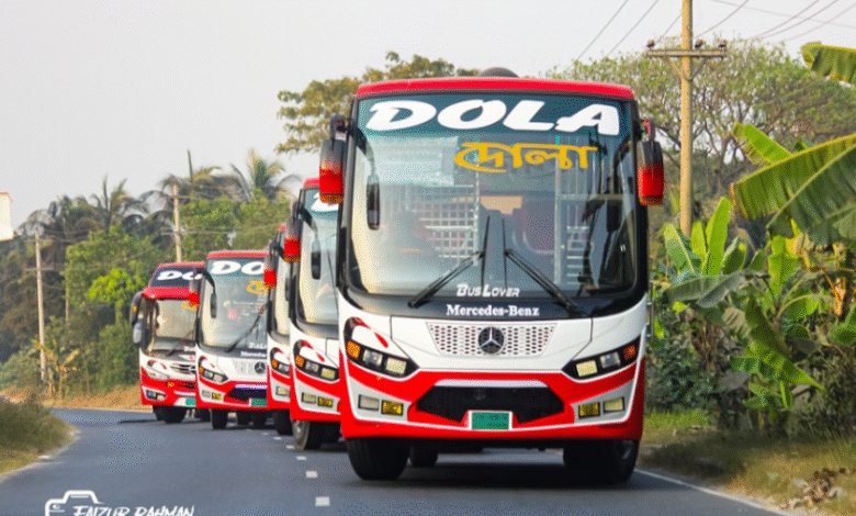 দোলা পরিবহন বাসের সকল কাউন্টার নাম্বার, ঠিকানা ও ভাড়ার তালিকা