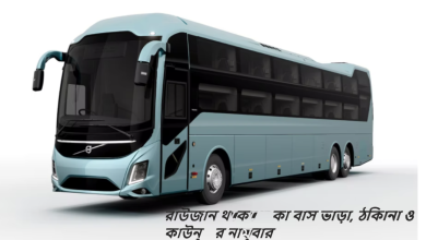 রাউজান থেকে ঢাকা বাস ভাড়া, ঠিকানা ও কাউন্টার নাম্বার